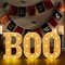 Halloween Decorations-3 LED Marquee Light Up Letters Wooden Boo Sign Halloween Letter Lights Wooden Decorations for Home Indoor Kitchen Fireplace Party Table Decor Supplies